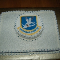 Security Forces Military Awards This cake was done for the security forces awards banquet.