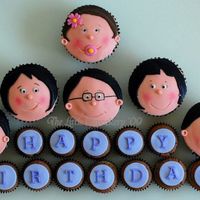 May Birthday Cupcakes Created for my family members celebrating their birthdays in May. This was my gift to them. I created a cupcake for each celebrant with...