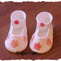 Babybooties Made of sugarpaste