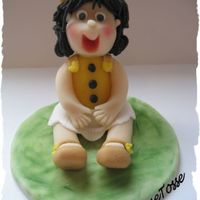 Girl I've done a lot of modelling lately. Here is one more.50/50 marcipan and sugarpaste