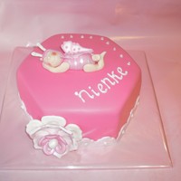 Pink Baby Shower Cake 