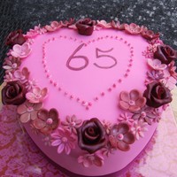 Heartshaped Birthdaycake 
