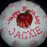 Icecream Cake With Strawberries I made this cake for my sister-in-law who wanted an icecream cake. My brother had ordered her a Carvel cake, but I told him that I could...