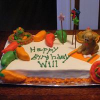 Cakes_047.jpg This was for my nephew who asked for a chihuahua and a sombrero cake. We had a mexican fiesta party. The peppers, dog, sombreros are all...