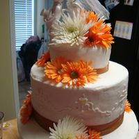 Wedding Cake 1st wedding cake so excited it turned out better then I thought what u guys think?