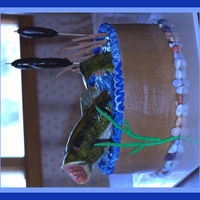 Bass Fish Groom's Cake Was asked to make a fish themed Groom's Cake. This is the result of many hours looking through everyones pictures here on CC! Thanks...