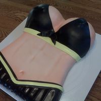 Steelers Cheerleader I made this for a friend's birthday party which happened to coincide with the 2009 Super Bowl. He loved it!!