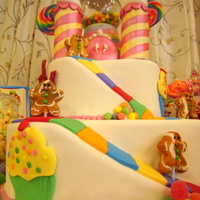 Candyland My daughter/niece's combined Birthday cake.