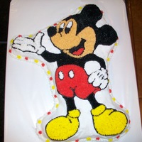 Mickey Mouse Cake Mickey Mouse Cake. Wasc; Buttercream icing