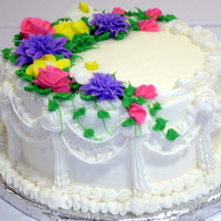 Florals In Butter Cream 