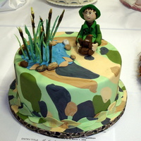 Camo Friends Cake 