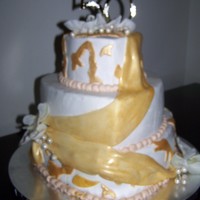 50Th Anniversary Cake This was a request for a 50th anniversary celebration