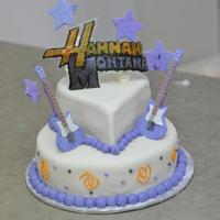 Hannah Montana Made this cake for a friends niece. She called saying she needed it 5 hours earlier than expected so it was not finished but she wanted it...
