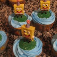 Spongebob Cupcakes Made these for my nephew's 7th birthday party.