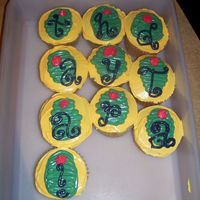 Olive Cupcakes Olive cupcakes to go with martini cake.