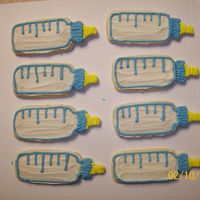 Baby Bottle Cut-Out Cookies 