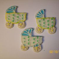 Baby Carriage Cut-Out Cookies 