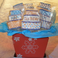 18Th Birthday Cakes Cookie Bouquet My first attempt at a cookie bouquet. I didn't have time to really arrange them nicely, unfortunately. Sugar cookies with royal icing...