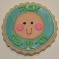 Baby's First Cookie Gift made to celebrate the birth of my best friend's little boy.
