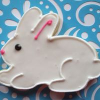 Peter Cottontail Sugar Cookie w/RI. Your basic Easter Bunny cookie...a classic!