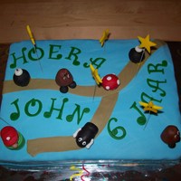Mario Bros Mario cake