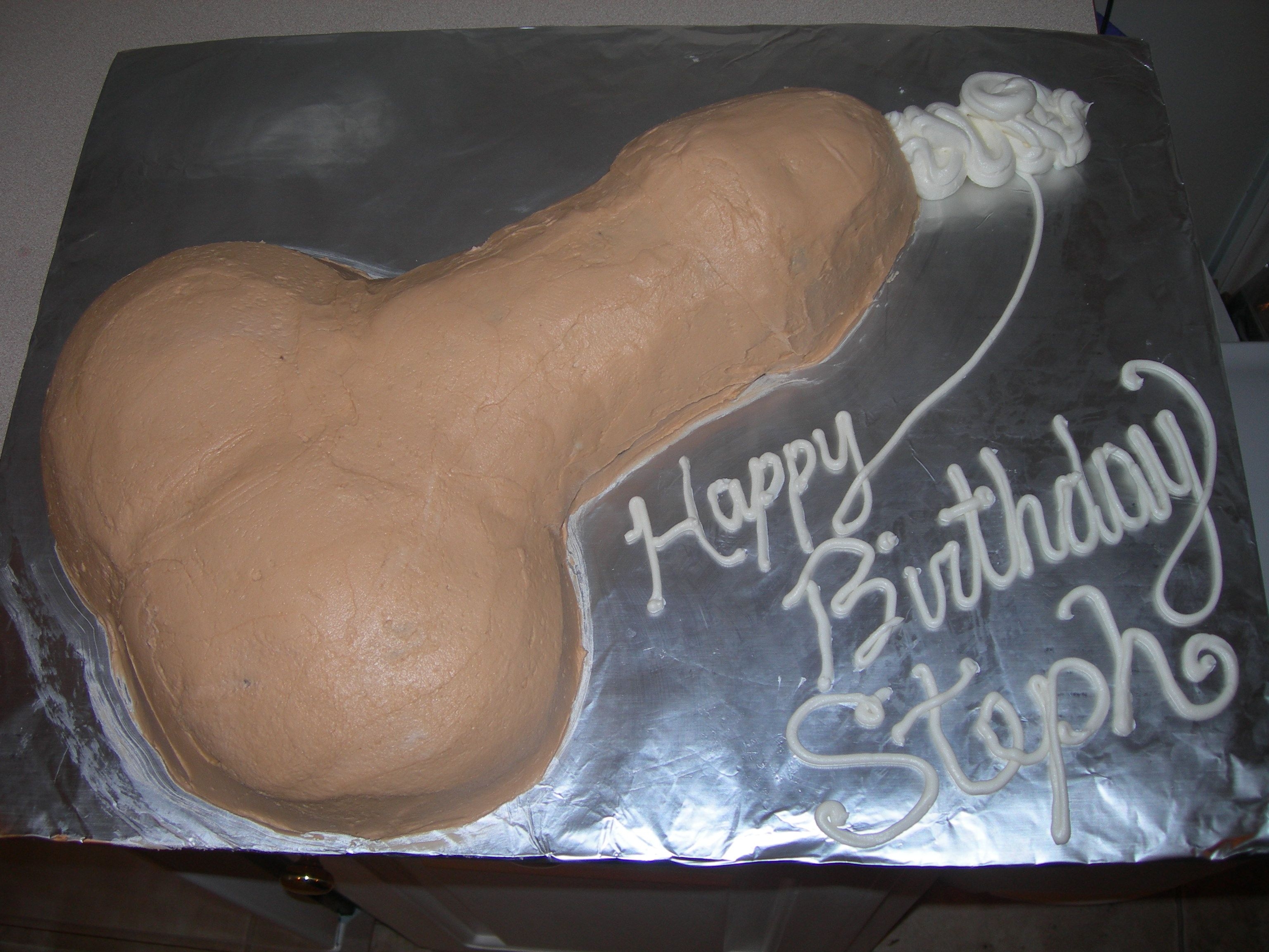 Naughty Cake Weird Cake for a Birthday but...they asked for it and I made it!