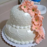 Wilton 3Rd Course Finale Cake This is the cake I done for my finale cake for my final course!