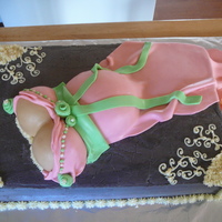 Belly Cake Strawberry cake with strawberry and white chocolate filling..It's all edible...