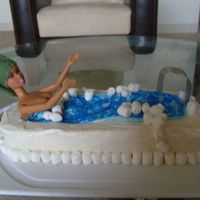 Bubble Bath my mom loves bubble baths, so i made this for her for mothers day. i got the idea from numerous cakes like it on here. THANK YOU.