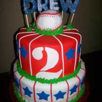 Drews Baseball Fun cake made to represent invitations!!! Lots of fun!!!
