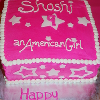 American Girl Birthday Cake We did an American Girl Doll fashion party for my daughter's 9th birthday at home. We did an elegant "tea" party and the...