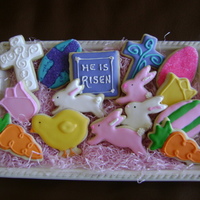 Mini Easter Cookies These NFSC with royal icing were inspired by lots of different bloggers especially SweetSugarbelle. Her site is fantastic and she shares so...