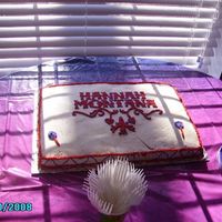 Hanna Montana Birthday I made this for my daughter. I was the first time I had used the piping gel to transfer a picture. I have gotten way better