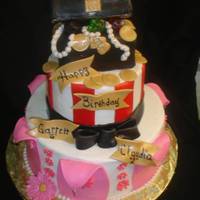Pirate And Princess This was a pirate and princess themed cake for a brother and sister birthday. Idea was inspired by another picture somewhere here on CC.