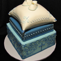 Christening Cake Made this for an adorable baby boy's christening. TFL!