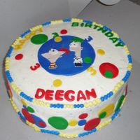 Phineas And Ferb Chocolate cake, butter cream, fondant accents