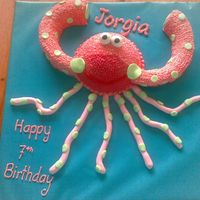 Pink Octopus With Green Spots 