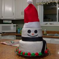 Frosty Got creative...Fondant....