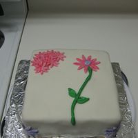Flower Just a practice Fondant cake....for fun.