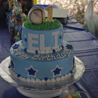 Baseball Cake Nephew's first birthday cake. My SIL loves baseball.