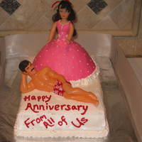 Hey Baby This was an anniversary cake for a friends parents. They are "dressed" in clothes that they always wear. Everyone got a good...