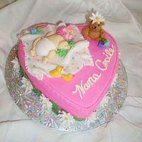 Baby_Cake2.jpg A heart shaped cake pan was used. The cake and all 3D elements were hand sculpted out of fondant.