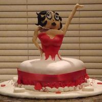 Betty Boop Valentines Cake 