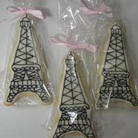 Eiffel Tower Paris Cookies 
