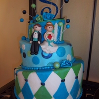 Whimsical Wedding Cake 