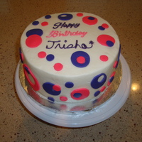 Birthday Cake I made this last minute for my niece's 20th birthday party.