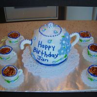 Teapot Birthday Cake I made this for my boss for her birthday. She loves tea and collects teapots. I know it is a little rough, but I have gotten much better at...