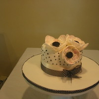 Anemone Hat Made this for my mom's birthday yesterday. She's a huge fan of the Kentucky Derby so the hat was perfect. It's from Peggy...