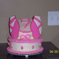 Ballet My niece wanted a cake that had ballet shoes on it. I looked on here and saw all the beautiful ballet shoes made out of fondant/gumpaste...