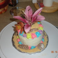 Hawaiian Themed Cake 